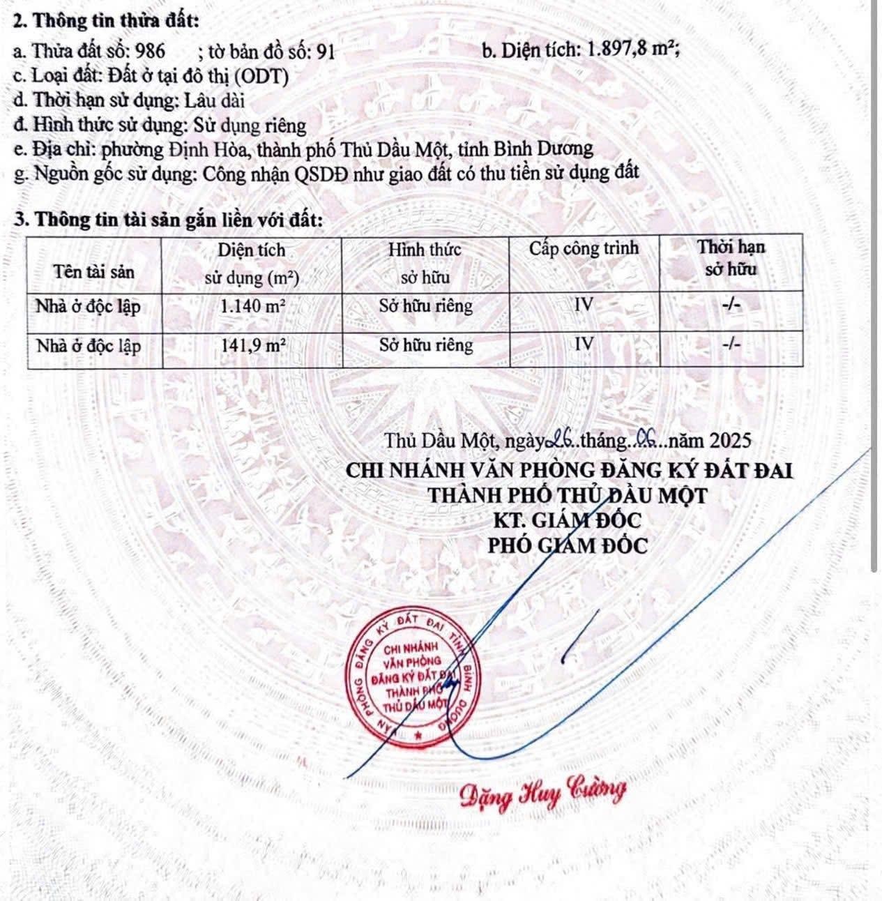 Bán đất mặt tiền ngay vòng xoay Võ Văn Kiệt thành phố mới Bình Dương góc 2 mặt tiền