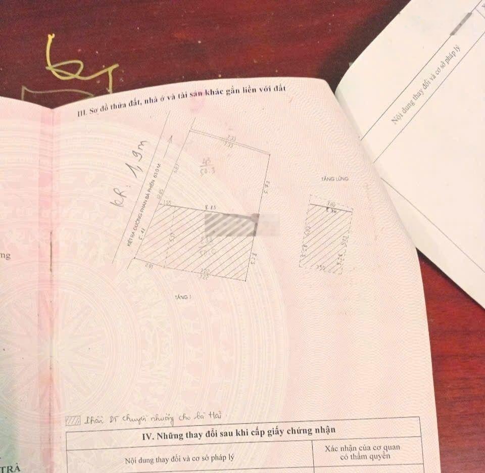 Bán nhà gác lửng DT 50m2. Ngang 5m, KV Thọ Quang, Sơn Trà. Cách biển vài phút đi bộ