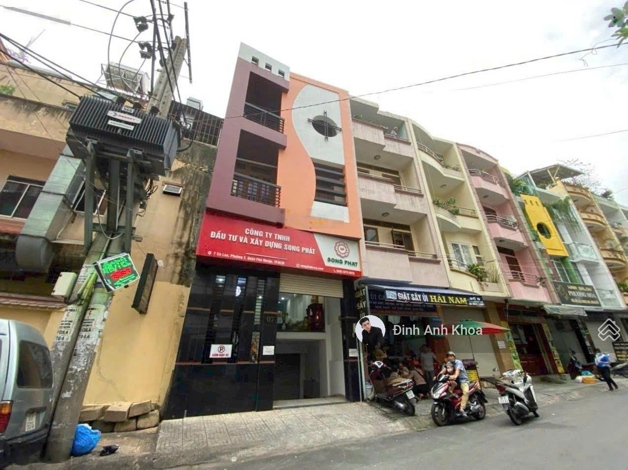 Giảm 2.2 Tỷ! Nhà MT Cù Lao Phú Nhuận 5.6x16m CN 89m2 Hầm 4 Tầng HĐT 55Tr - Bán 22.8 Tỷ.