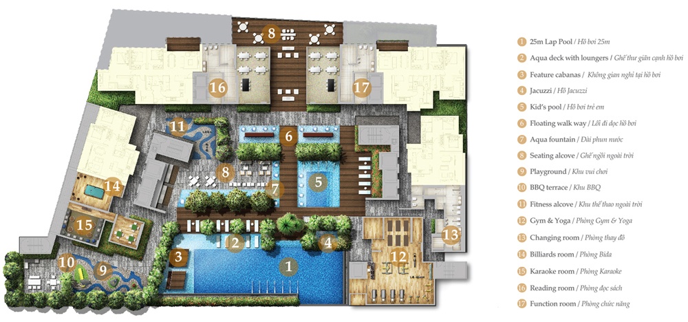 Cho thuê căn hộ cao cấp The Nassim - 4PN tầng cao, View trực diện sông