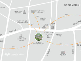 Bán đất nền TNR Star Tân Trường đón sóng 4 tòa chung cư đang xây 1388 căn hộ.