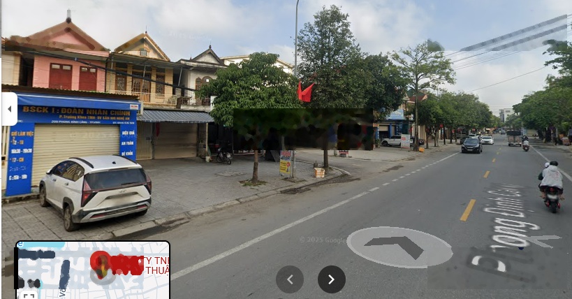 Cho thuê ki ốt 40 m2 mặt đường Phong Định Cảng, P.Trường Thi, Vinh