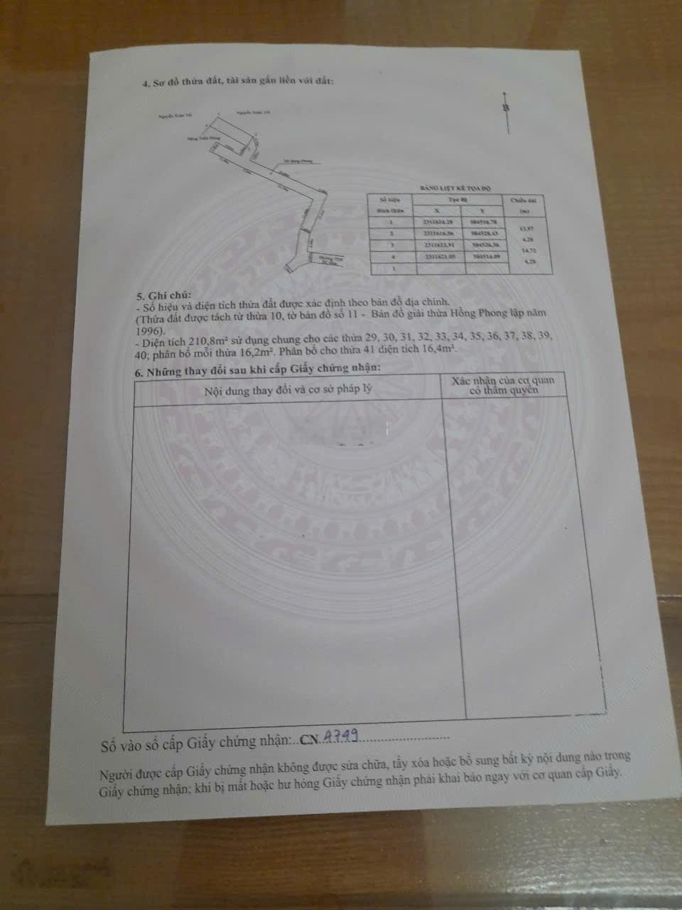 Cần bán đất 120m2 (ngang 8m) Hà Đỗ, Phường An Phong