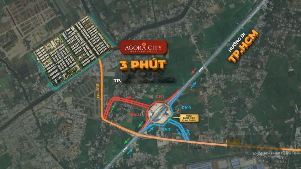 Agora City đô thị hành chính thương mại hiện hữu phía Tây