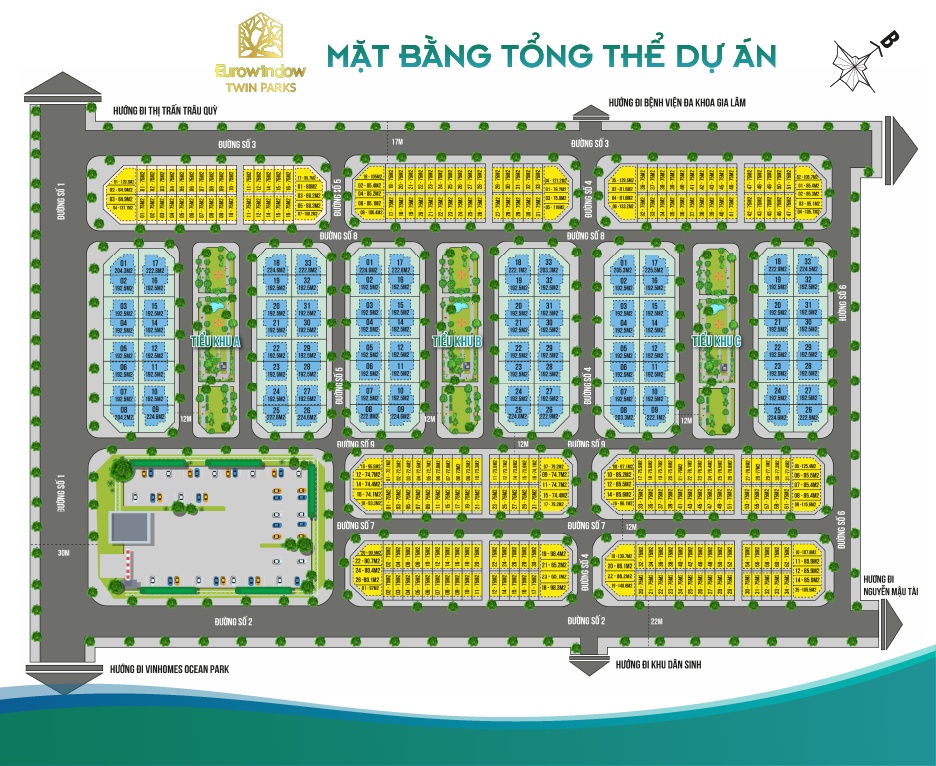 Chính chủ cho thuê cửa hàng tiện lợi tại KĐT EuroWindow Twins Park, giá thoả thuận