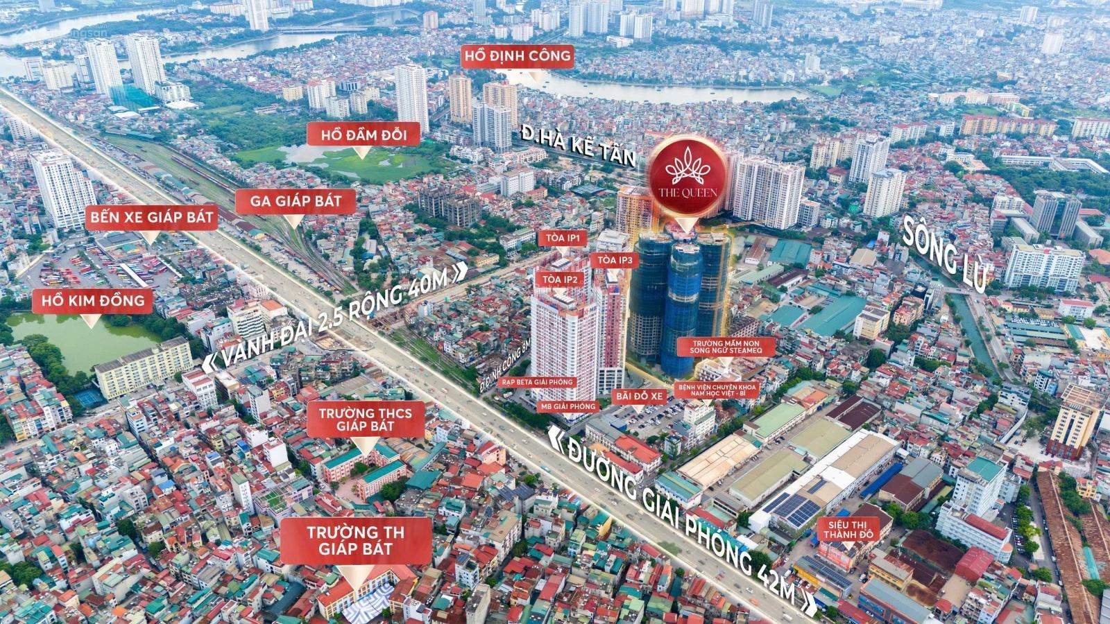 Mở bán đợt cuố Chung cư The Queen 360 giải phóngi, chiết khấu 12%, bàn giao quý 1/2027