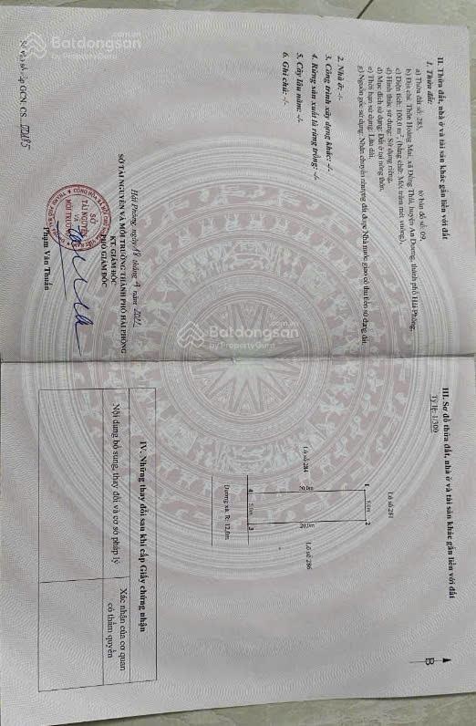 Đất TĐC Hoàng Mai bán nhanh 100m2 đường nội khu 12m giá 42tr