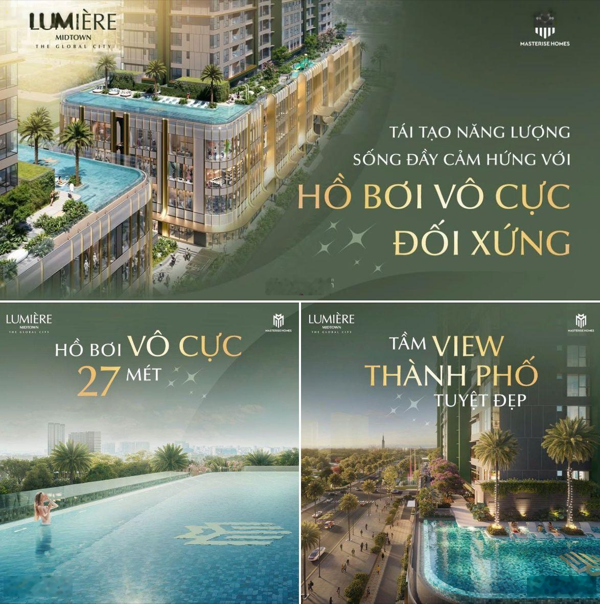 Hàng hot! Duy nhất căn Lumiere Midtown view nhạc nước và TTTM - Nhanh kẻo hết - Gọi CĐT 0902999758
