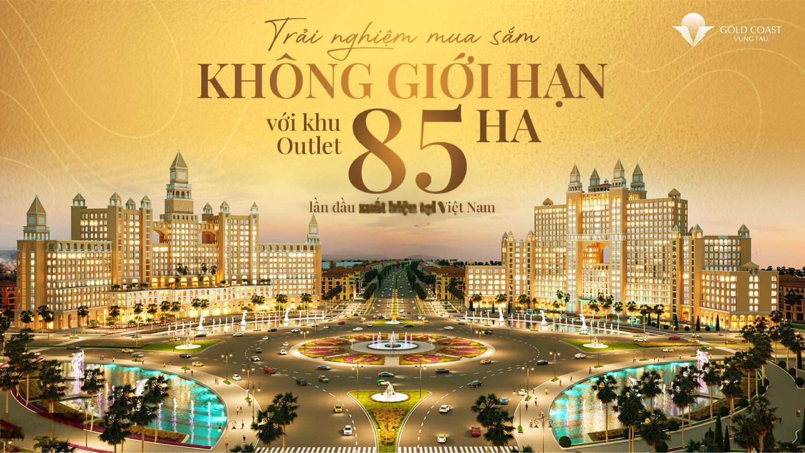 Sở hữu biệt thự & shophouse tại siêu đô thị biển gold coast vũng tàu,chỉ 7,3 tỷ,mặt tiền đại lộ 68m