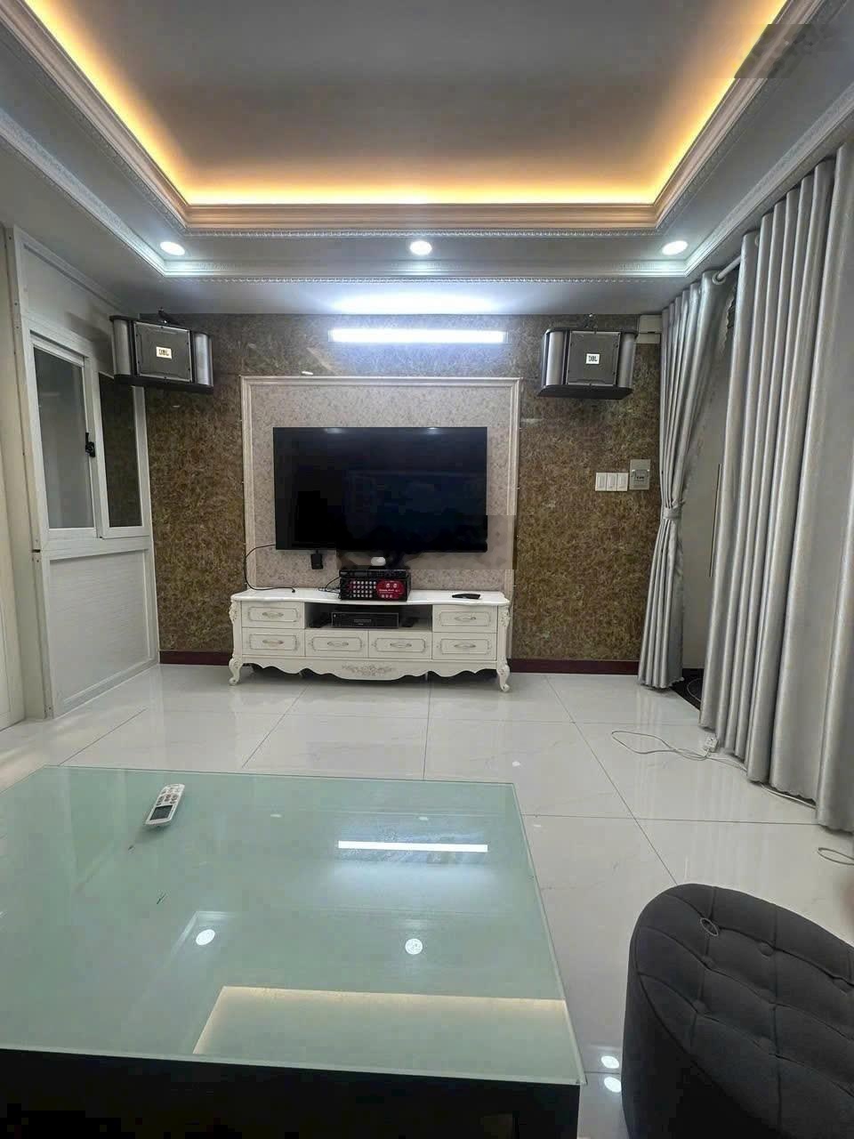 Nhà khu đồng bộ HXH Lê ĐứcThọ P6 Gò Vấp gần chợ An Nhơn DT 4x14m xây dựng 4 tầng.