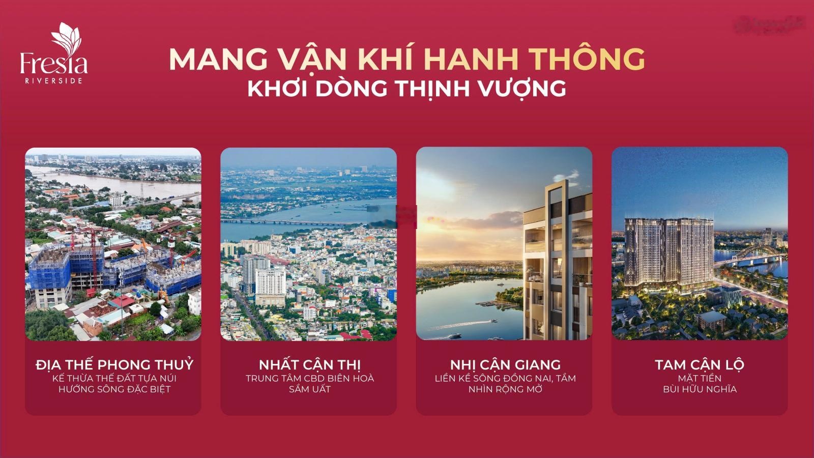 Fresia Riveside - tầm nhìn triệu đô hướng sông - sống trọn từng khoảng khắc