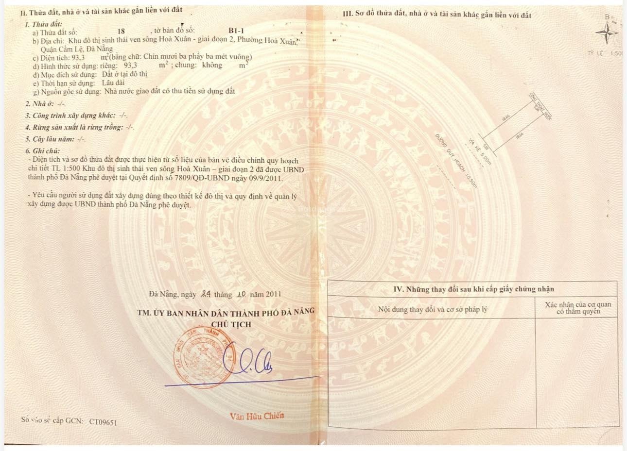 SIÊU PHẨM ĐẤT MẶT TIỀN 10.5m VÕ AN NINH HÒA XUÂN Trục đường kinh doanh