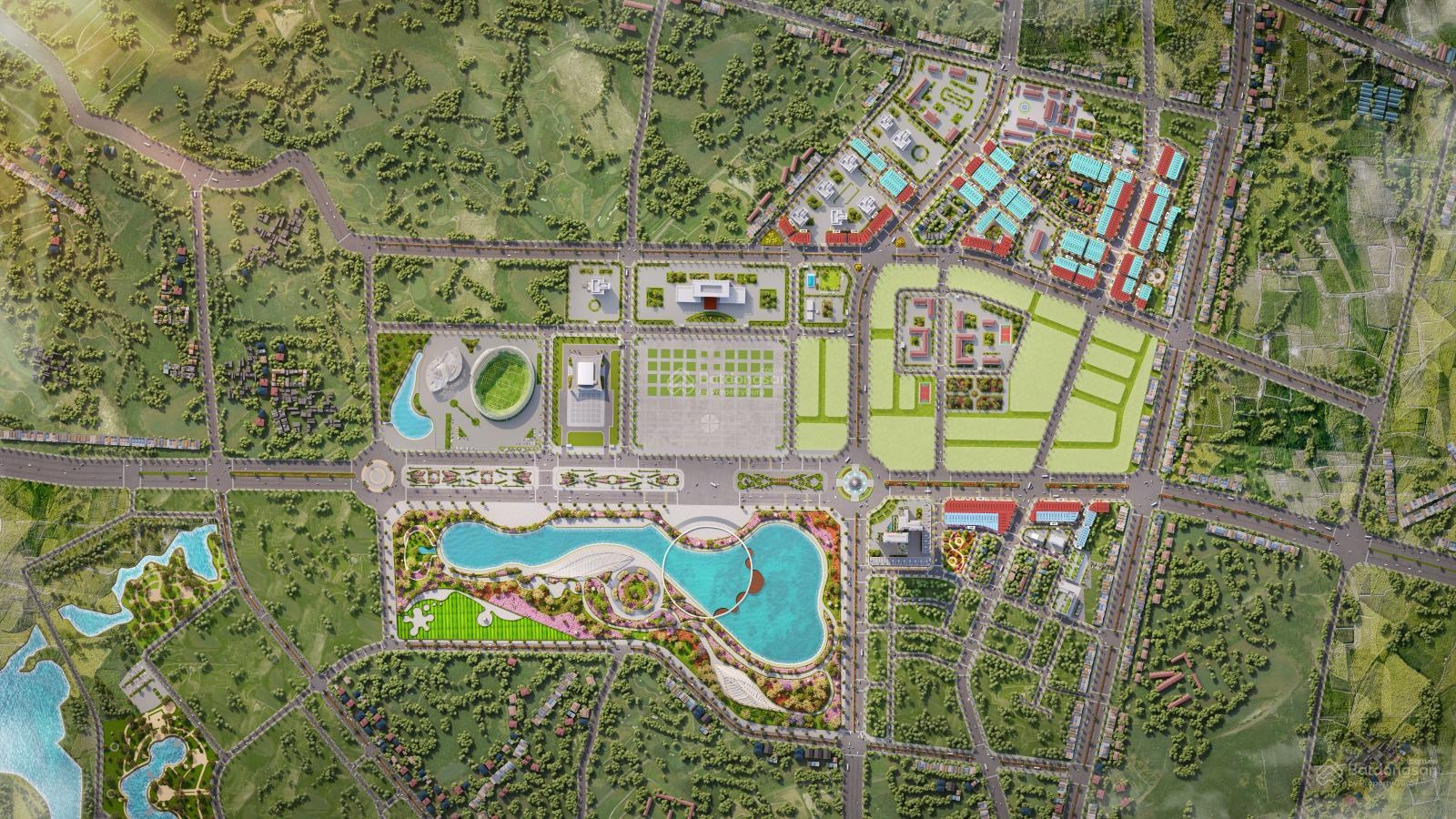 Vị trí trung tâm hành chính mới Phổ Yên Thái Nguyên