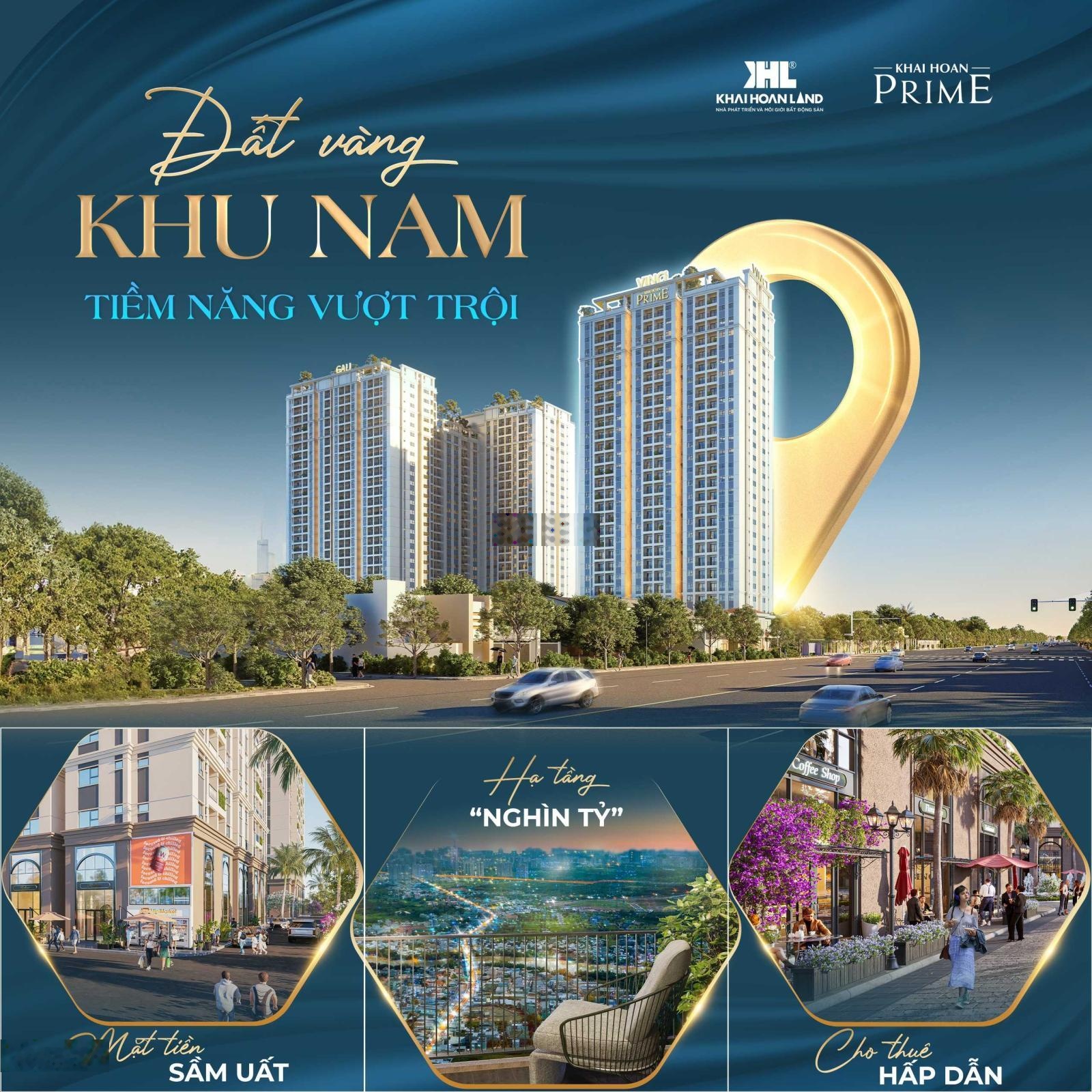 Giỏ hàng đặc biệt view sông tầng cao Vinci & Gali - căn hộ resort Khải Hoàn Prime