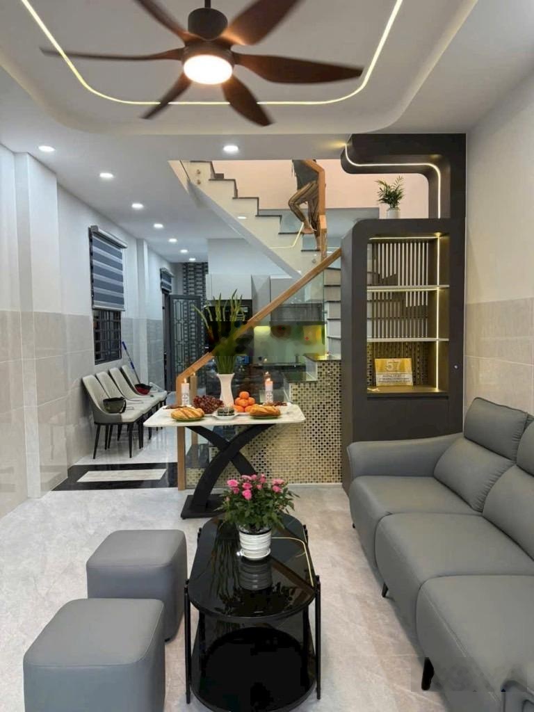 Hiếm nhà phố 2 tầng đẹp lung linh tặng nội thất đường số phương vip tan quy khu vực chợ trường học