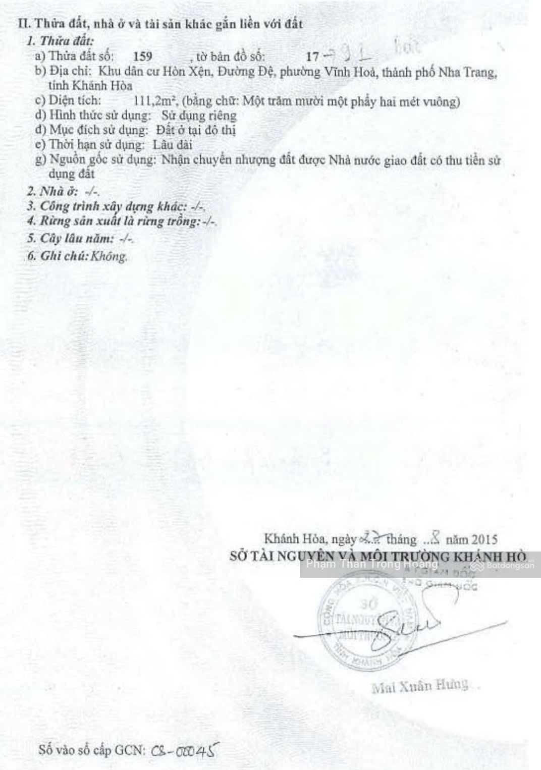 Bán đất hẻm 7m lý thái tổ đối diện công viên cách biển 2 phút - phù hợp xây căn hộ cho thuê