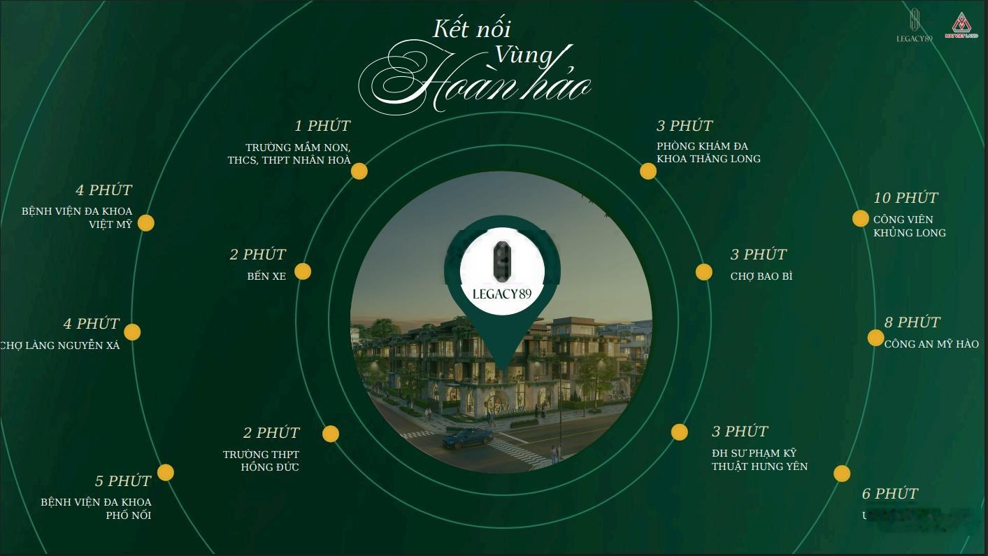 Mở bán dự án Legacy 89 Mỹ Hào, Hưng Yên, LH em Chung để được CK tốt nhất 0973723735