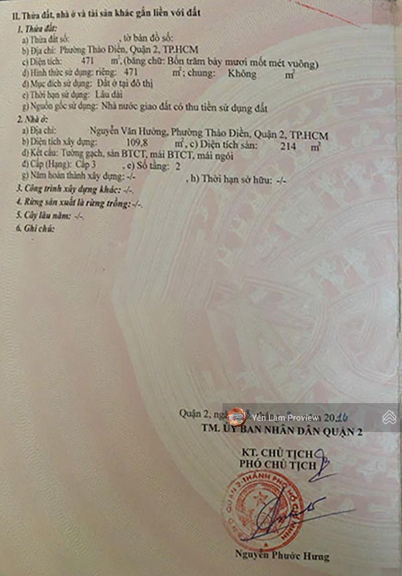 Bán đất lô góc compound Thảo Điền 1, giá 120 tỷ, 471 m² thổ cư