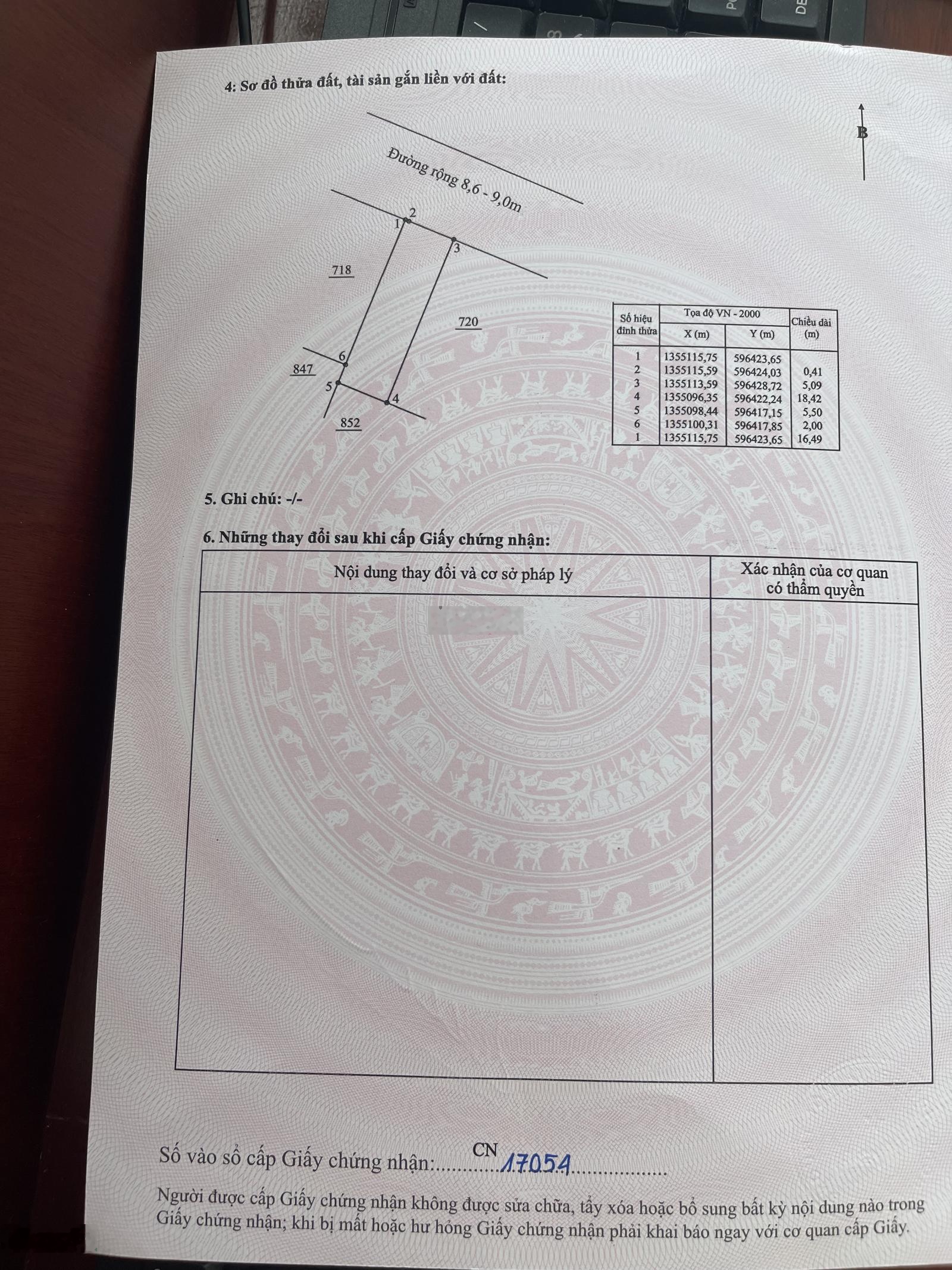 Bán đất gần đường d30, đường hiện trạng 9 mét thông tứ phía phường Tây nha trang giá rẻ