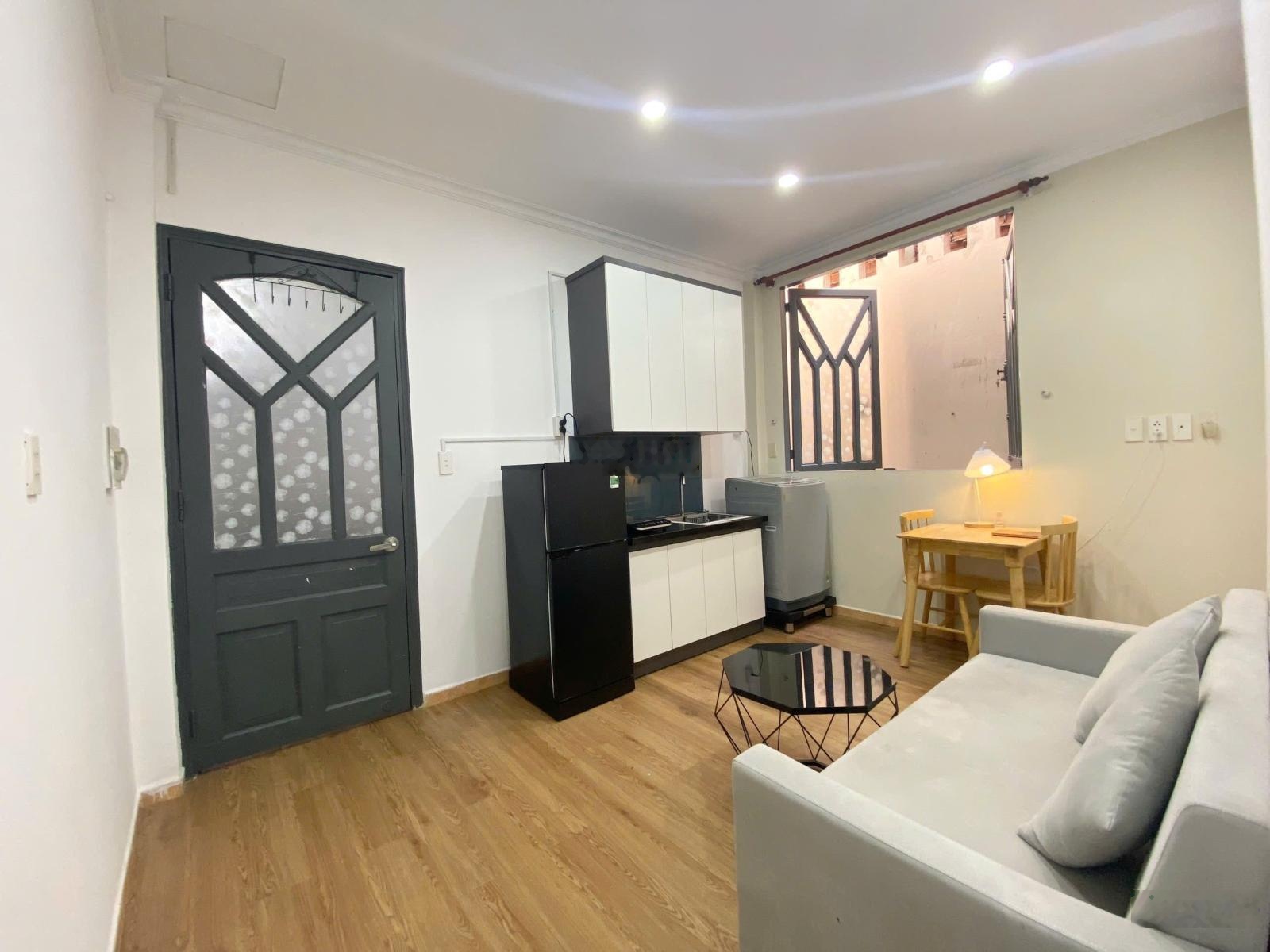 1PN ban công full NT Lê Văn Duyệt Bình Thạnh gần chợ Bà Chiểu, Cầu Bông, giáp Tân Định Đakao Quận 1