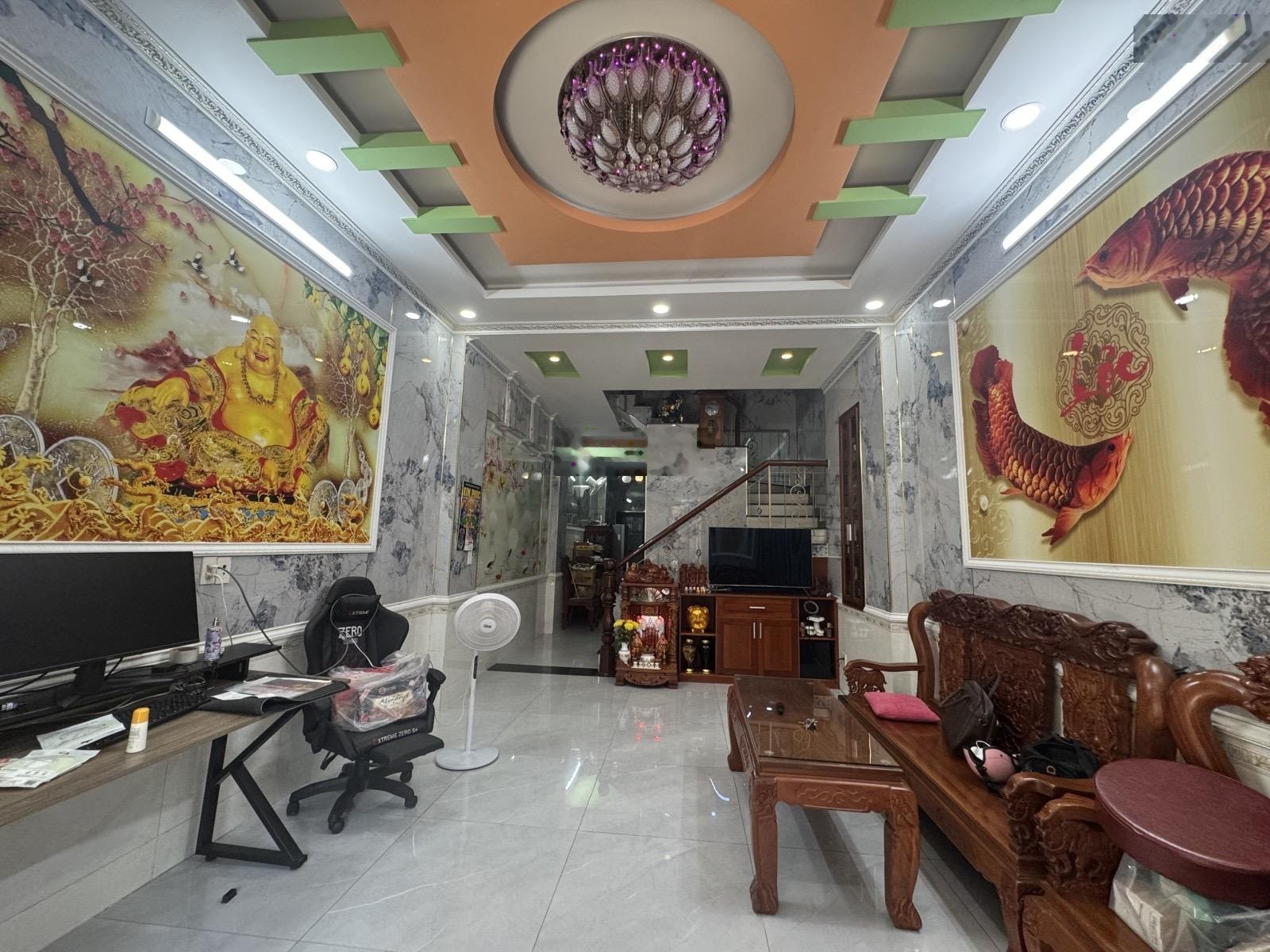 Bình Tân nhà 4tầng 64m2 SHR hoàn công đủ, 5PN, 4WC hẻm xe hơi giá 6,6tỷ, 3014 - Đường Số 6