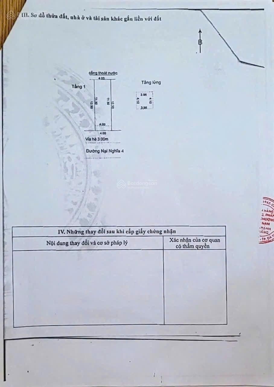 Bán nhà gác lừng mặt tiền đường Nại Nghĩa 4 Sơn Trà Đà Nẵng sát Sông Hàn Sơn Trà Đà Nẵng