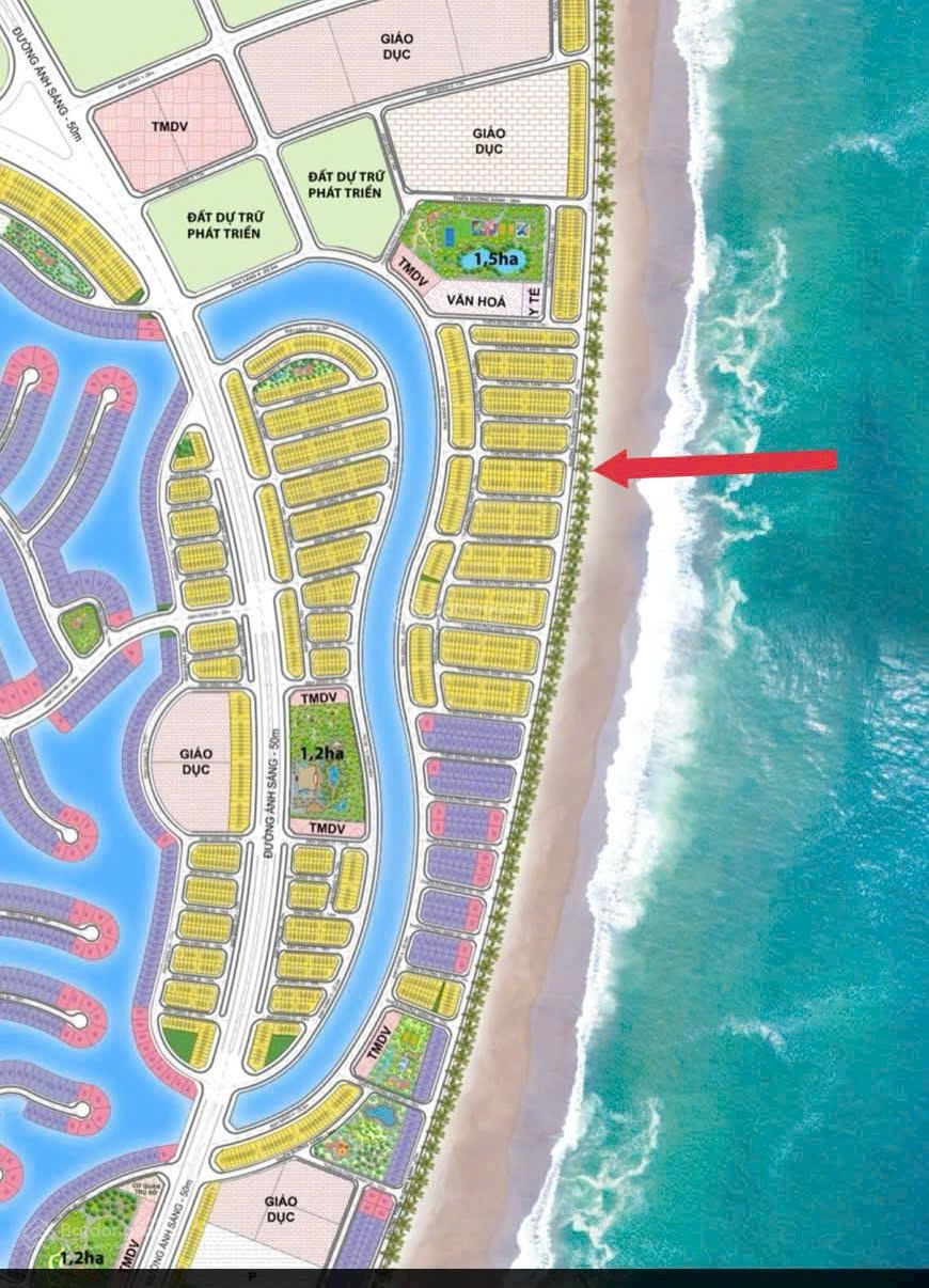 Hàng Hiếm Bán Căn Liền Kề Mặt Biển mặt đường 17m Diện Tích 96m2 Giá 21,585 Tỷ Full