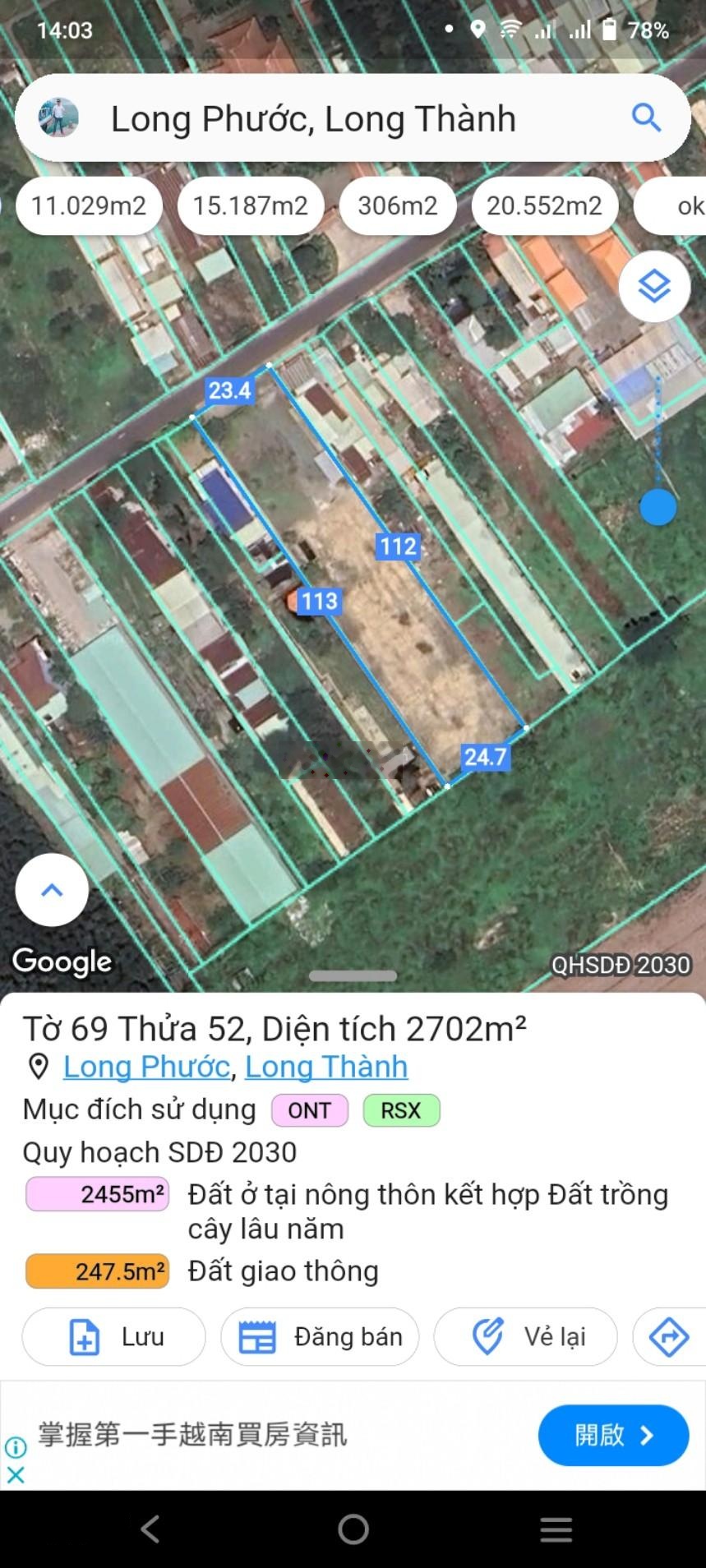 Cần bán vài lô đất 7000m2 QH SKC sát Vingroup, Phù hợp làm kho xưởng đường xe Container, giá đầu tư