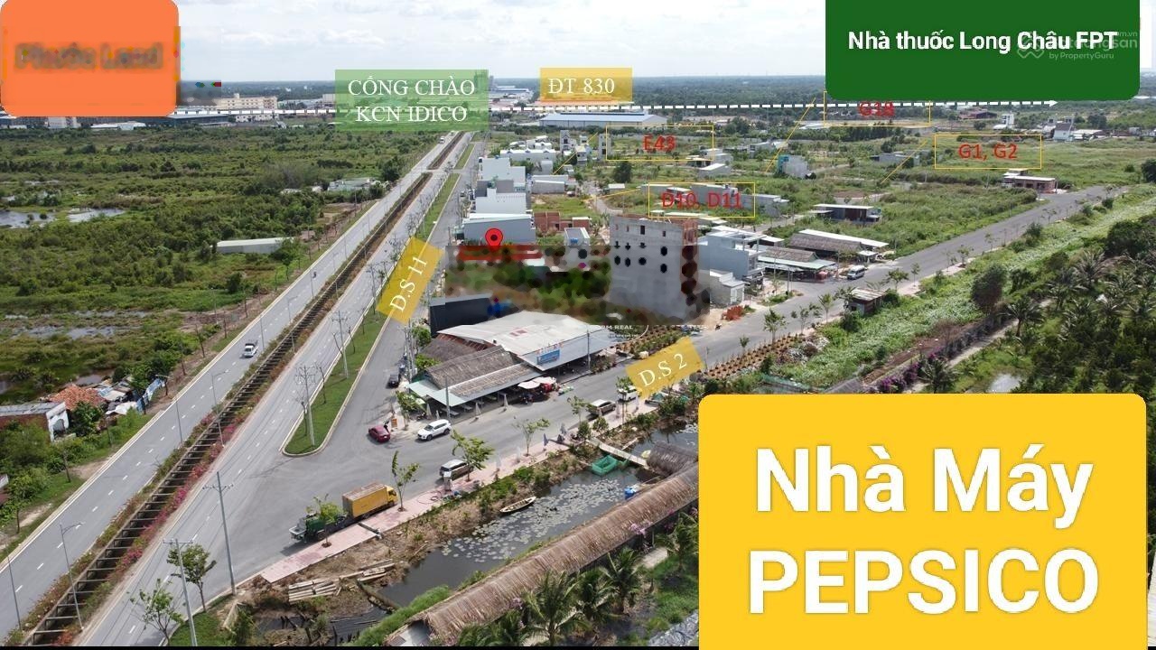 Bán lỗ bán gấp bán nhanh trước tết nền đất đẹp tại Khu công nghiệp IDICO Hựu Thạnh Đức Hoà Long An