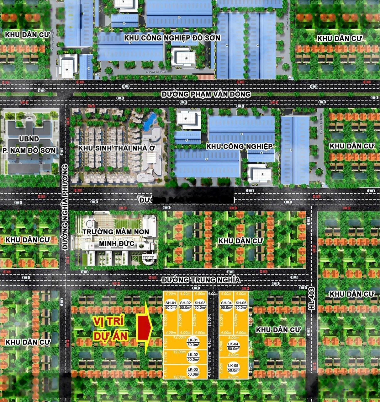 Bán đất tại Minh Đức, Đồ Sơn, Hải Phòng, 1,25 tỷ, 50m2