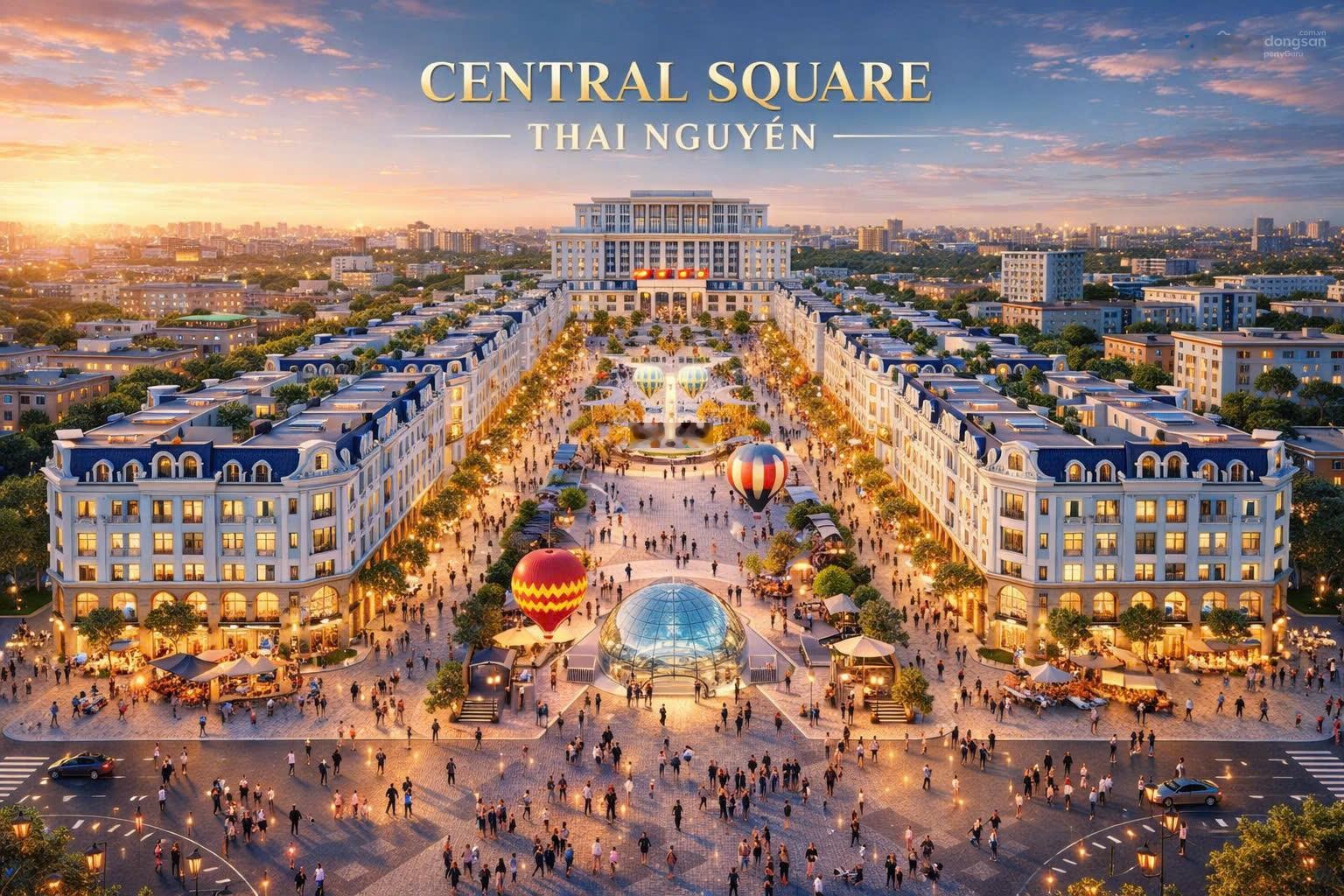 Bán shophouse Central Square, 100 m2, Phường Nam Tiến, Phổ Yên, Thái Nguyên