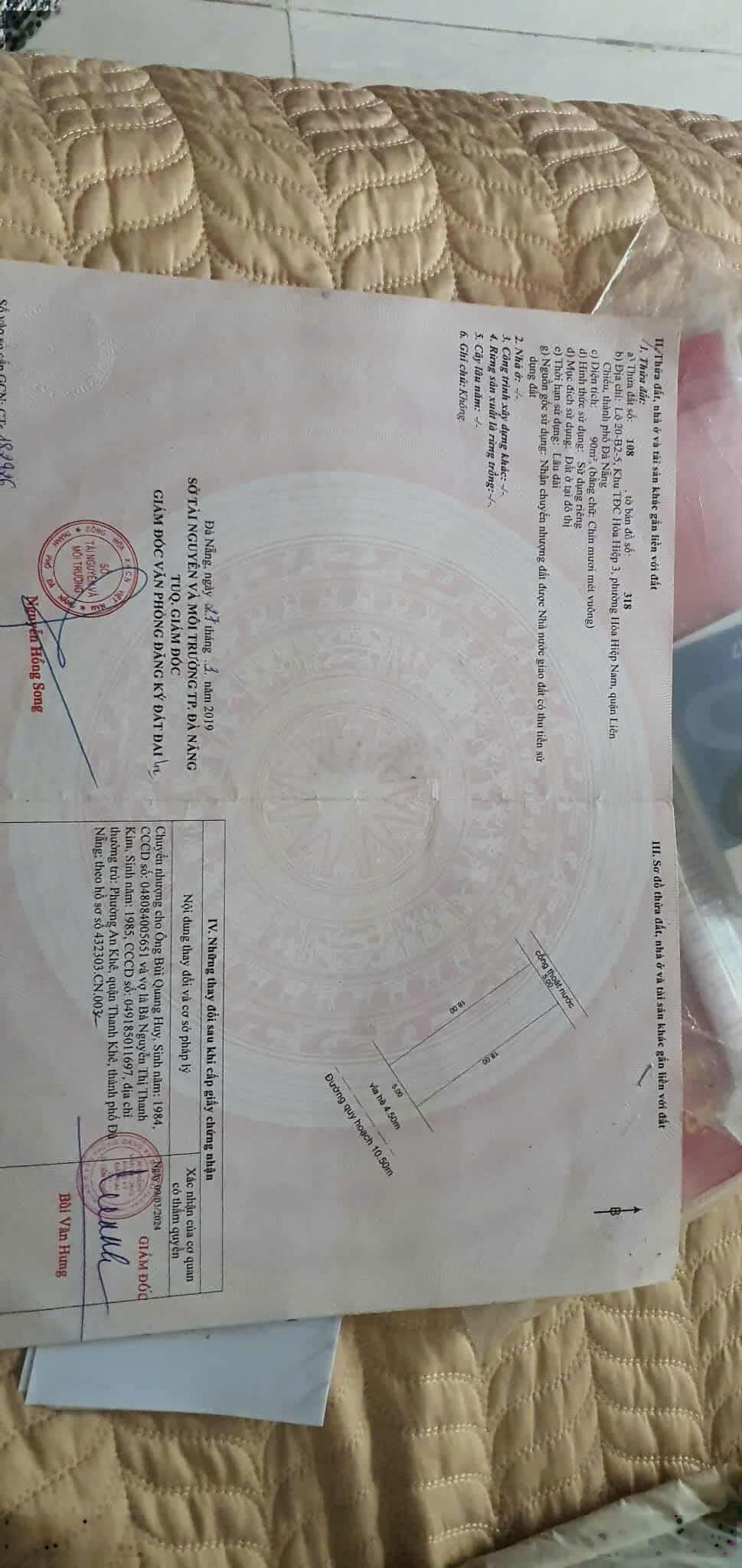 Tôi Chính Chủ Cần Bán lô mặt tiền B1 Hồng Phước, hòa khánh bắc, liên chiểu