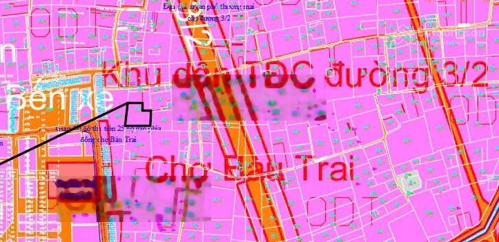 Bán đất chợ Bàu Trai, đường 3 Tháng 2, thị trấn Hậu Nghĩa, tỉnh Long An