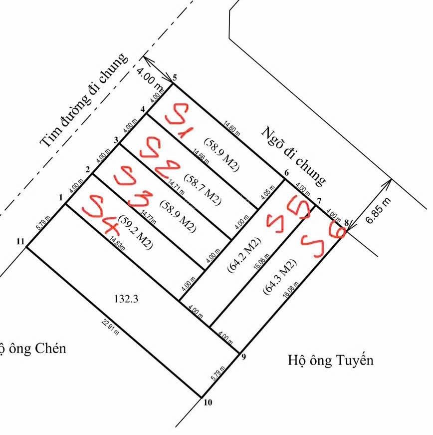 Mở bán 6 lô đất mặt đường 8m tuyến 2 Đường Tân Vũ, Tràng Cát
