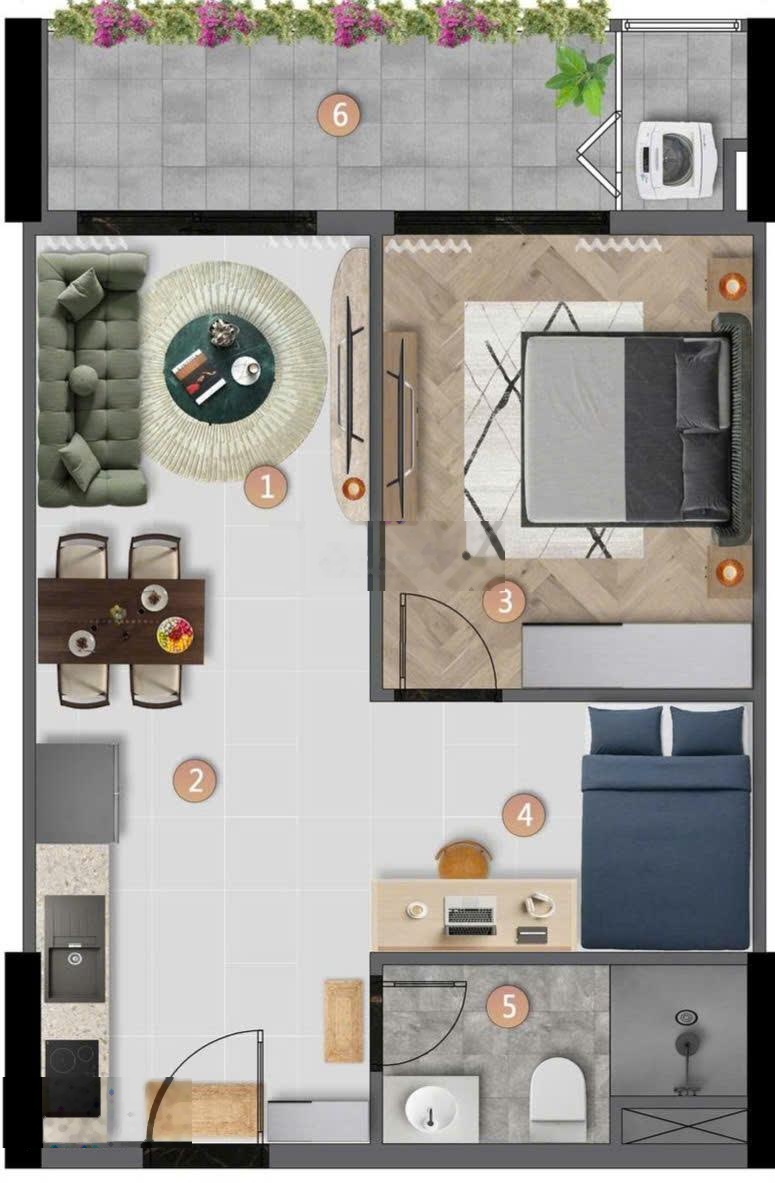 Chỉ 25% vốn có sẵn, chưa đến 1 tỷ có thể sở hữu căn 1PN+ khi thanh toán vay