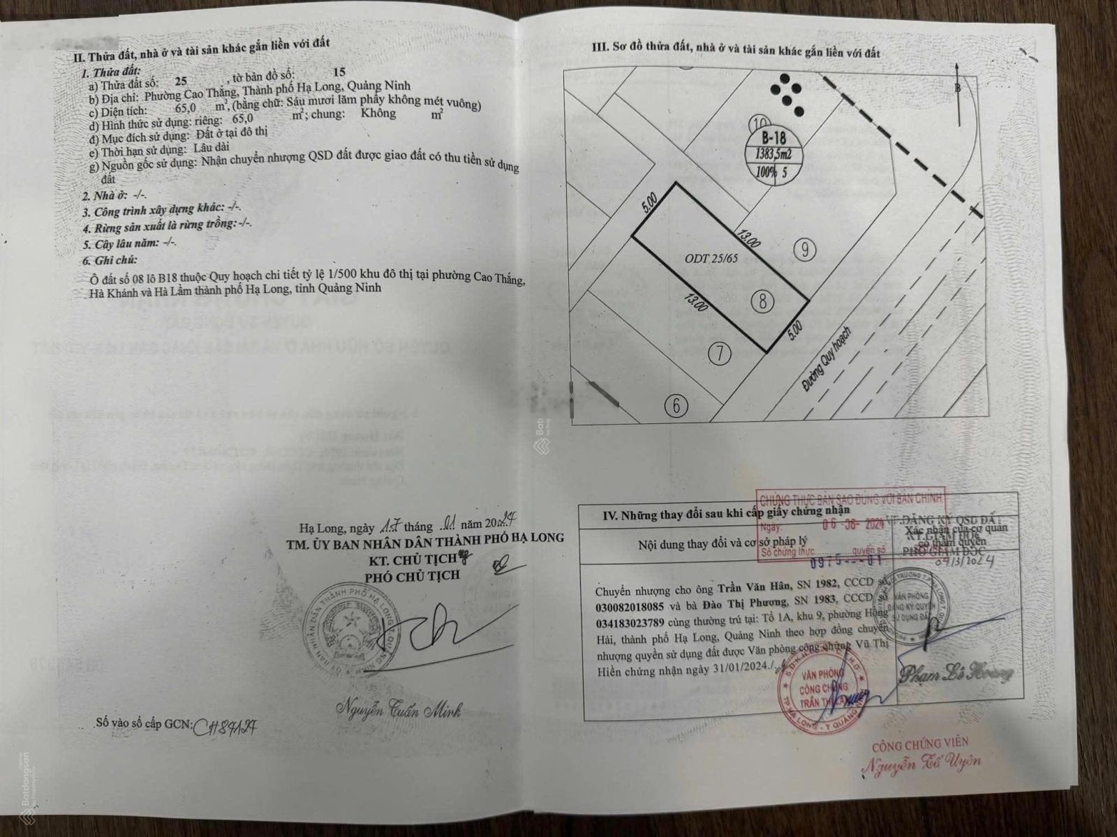 Bán đất nền dự án KĐT Lideco Bãi Muối, 5,2 tỷ, 65m2, giá cực chất, chính chủ