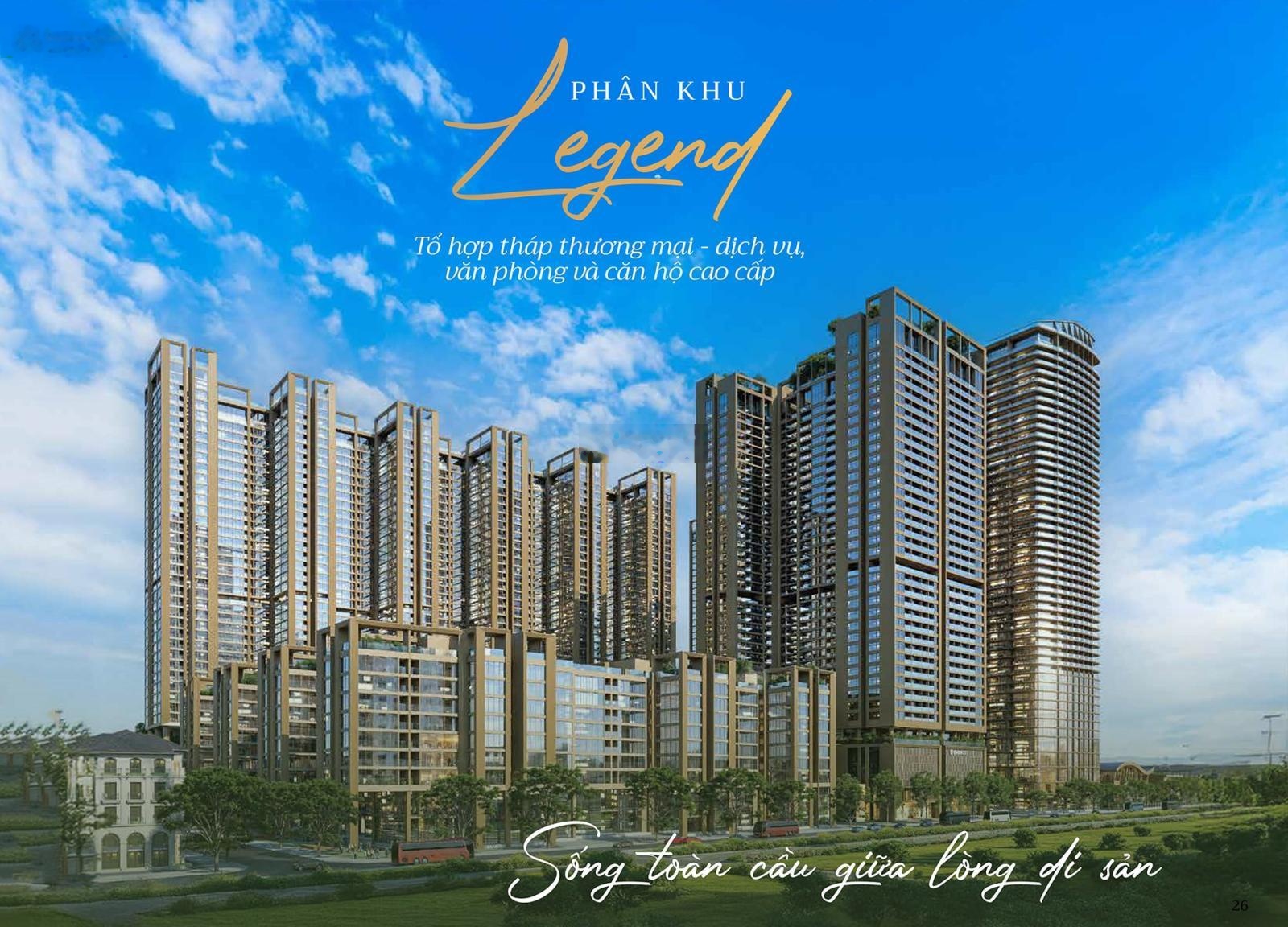Cần Bán Căn 2PN 65m2 Hướng Đông Nam View Thoáng Đẹp Chung Cư Sunshine Legend City Giá 3.45 Tỷ