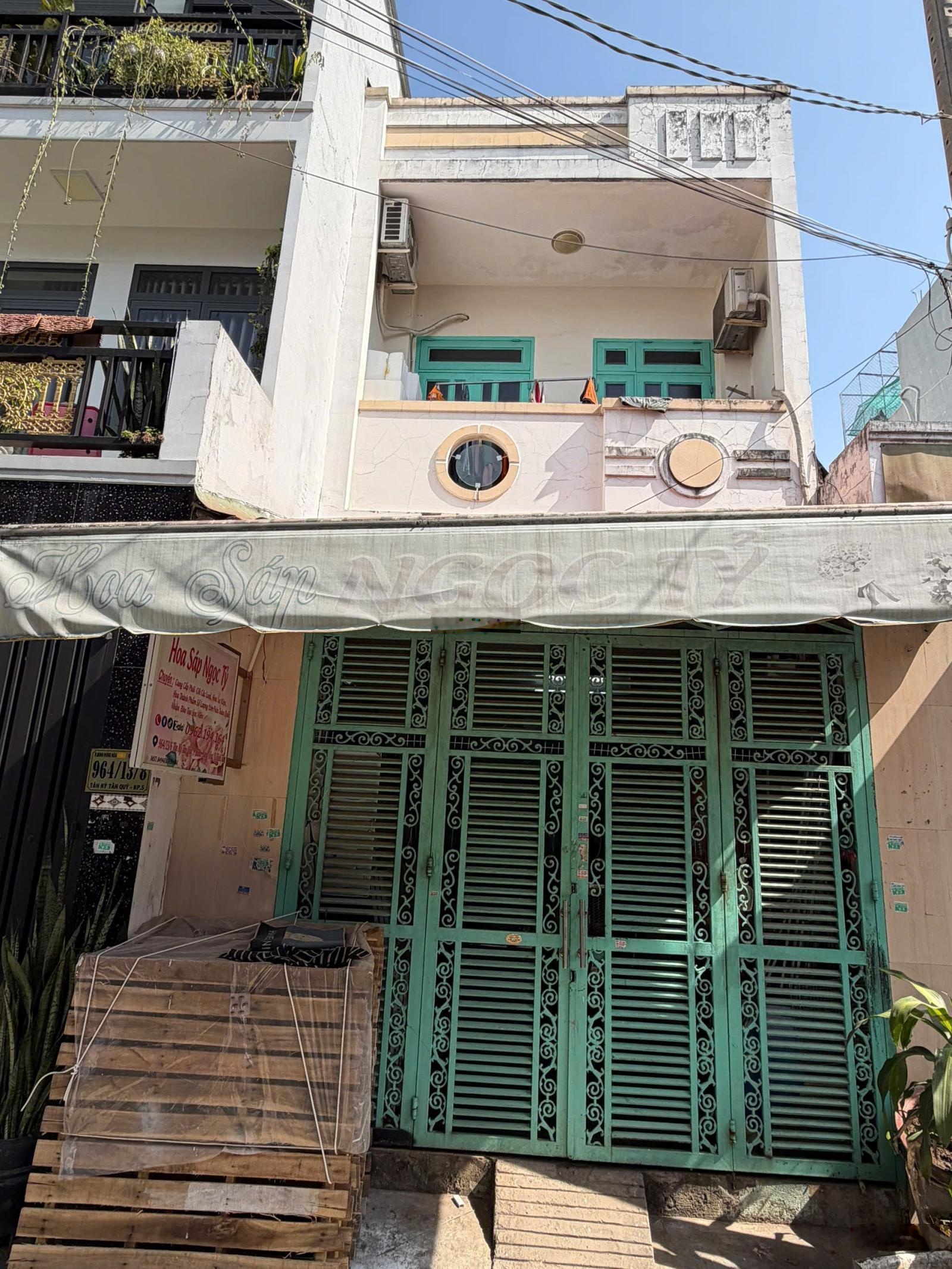 Hẻm thông Tân Kỳ Tân Quý ra kênh Tham Lương 52m2 trệt lầu BTCT gần trường học quốc tế giá 5tỷ150