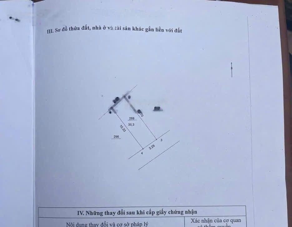 Hơn 7 TỶ, DT 35m2, MT 3.3m, Hậu 3.4m, Trc nhà 3m, Thông sang khu dịch vụ liền kề Vạn Phúc, Hà Đông
