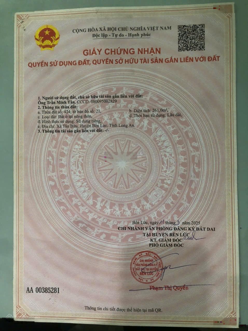 Đất nền Nguyễn Hữu Trí, gần chợ Bình Chánh, khu dân cư Ecopart, và nhiều khu dân cư lân cận