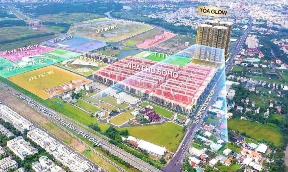 2PN Masteri Grand View tòa Glow - không bị chắn view