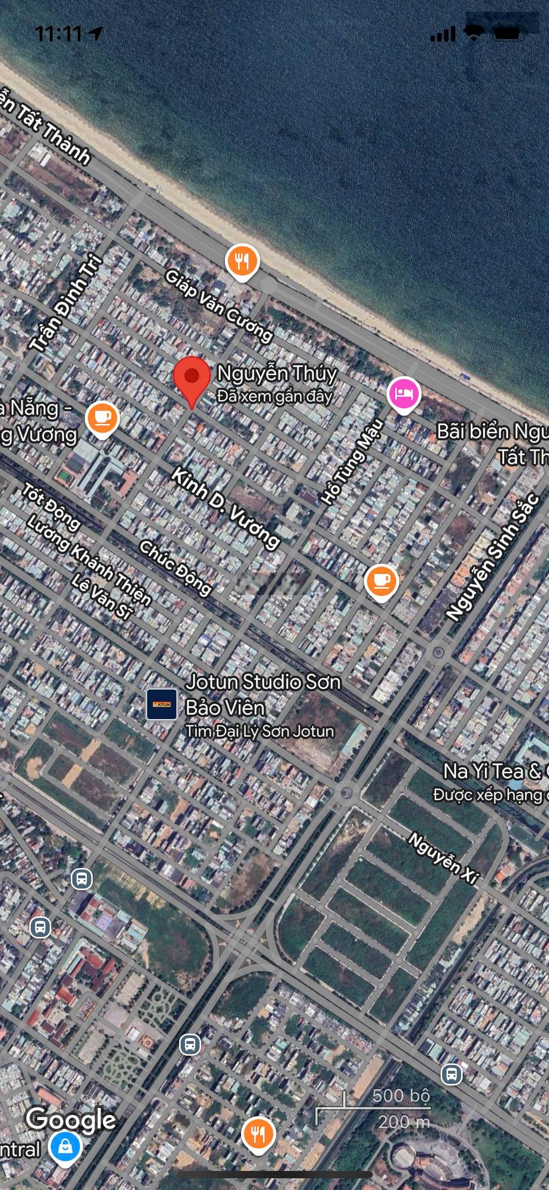 Bán đất mặt tiền đường Nguyễn Thuý, Đà Nẵng. Đường 7,5m vỉa hè 4m, gần biển, giá 6 tỷ 5 tl