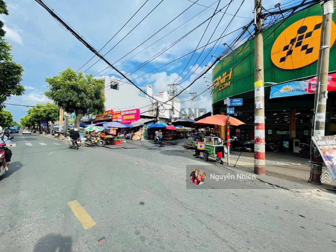 62 triệu/m2 - cơ hội x2 mặt tiền đường Linh Trung mở rộng 30m - 7.7x23 - ngay chợ, bệnh viện