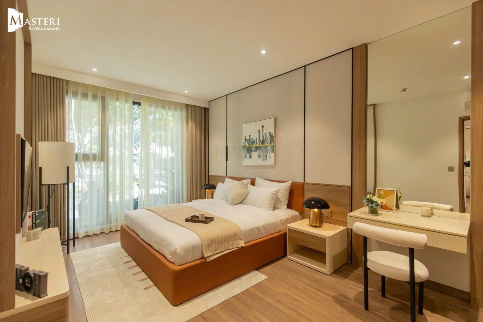 2 căn 2PN toà A Masteri ngoại giao view Sông Hàn, view Pháo hoa, tầng 26, giá gốc chỉ 5,33 tỷ