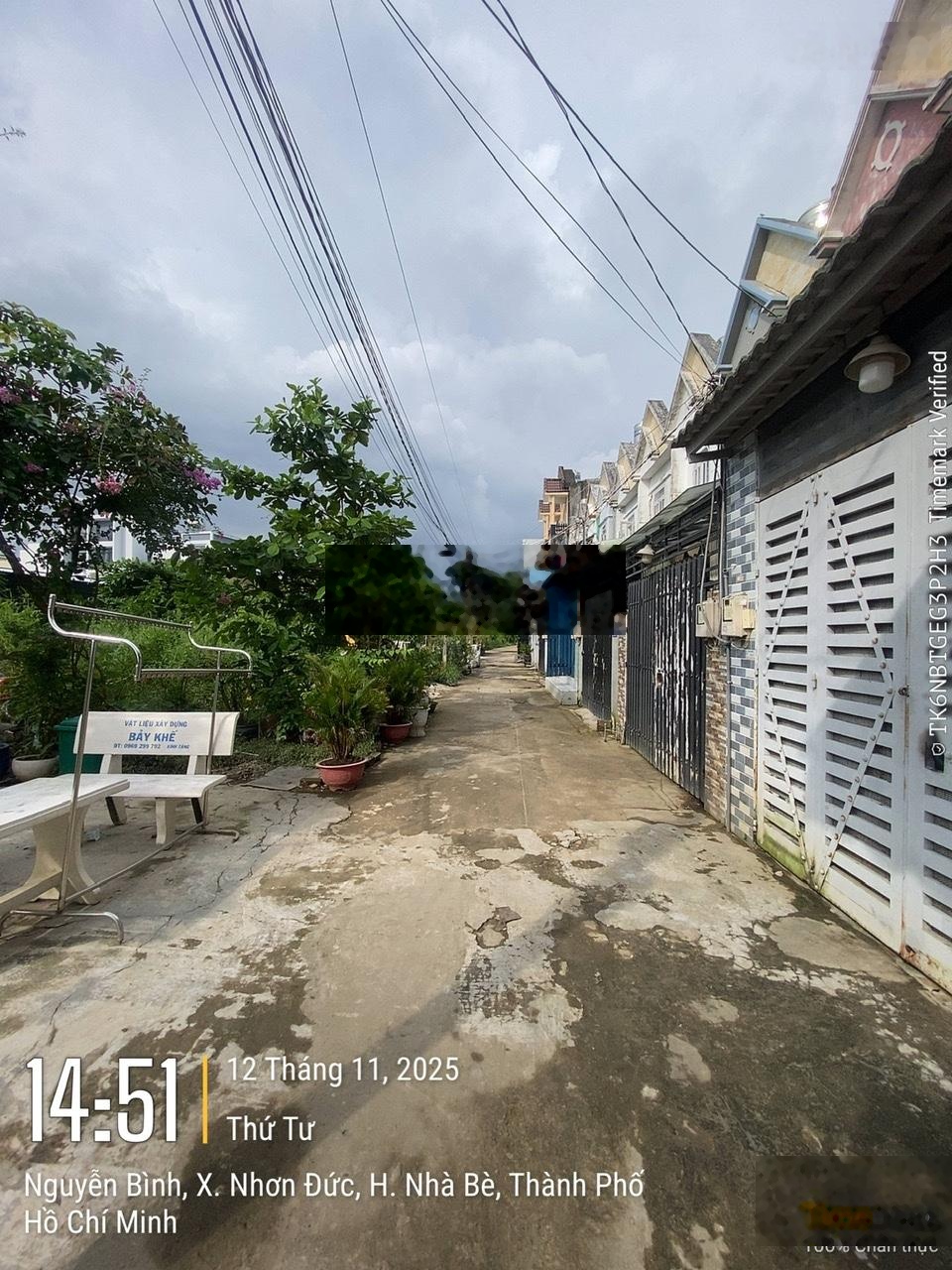 Bán đất DT: 80m2 cách Nguyễn Bình chỉ 100m, đã có móng cọc kiên cố - giá 3,8 tỷ