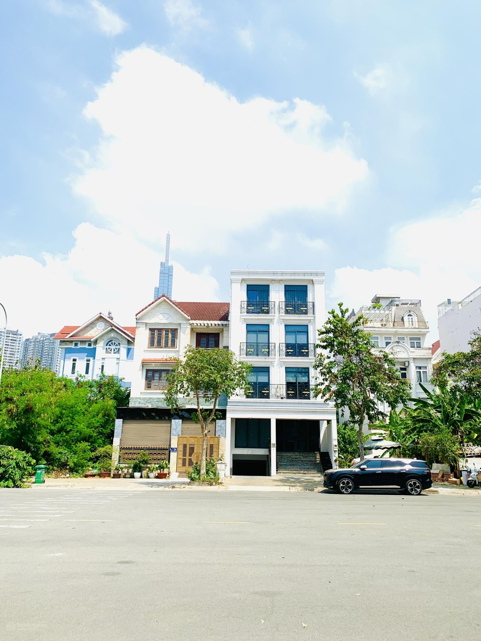 Bán Toà Nhà Ngay Bờ Sông Trần Não P.An Khánh Q2 Dt 8 x 20 công nhận 160m2 hầm 5 HĐT 150tr/tháng