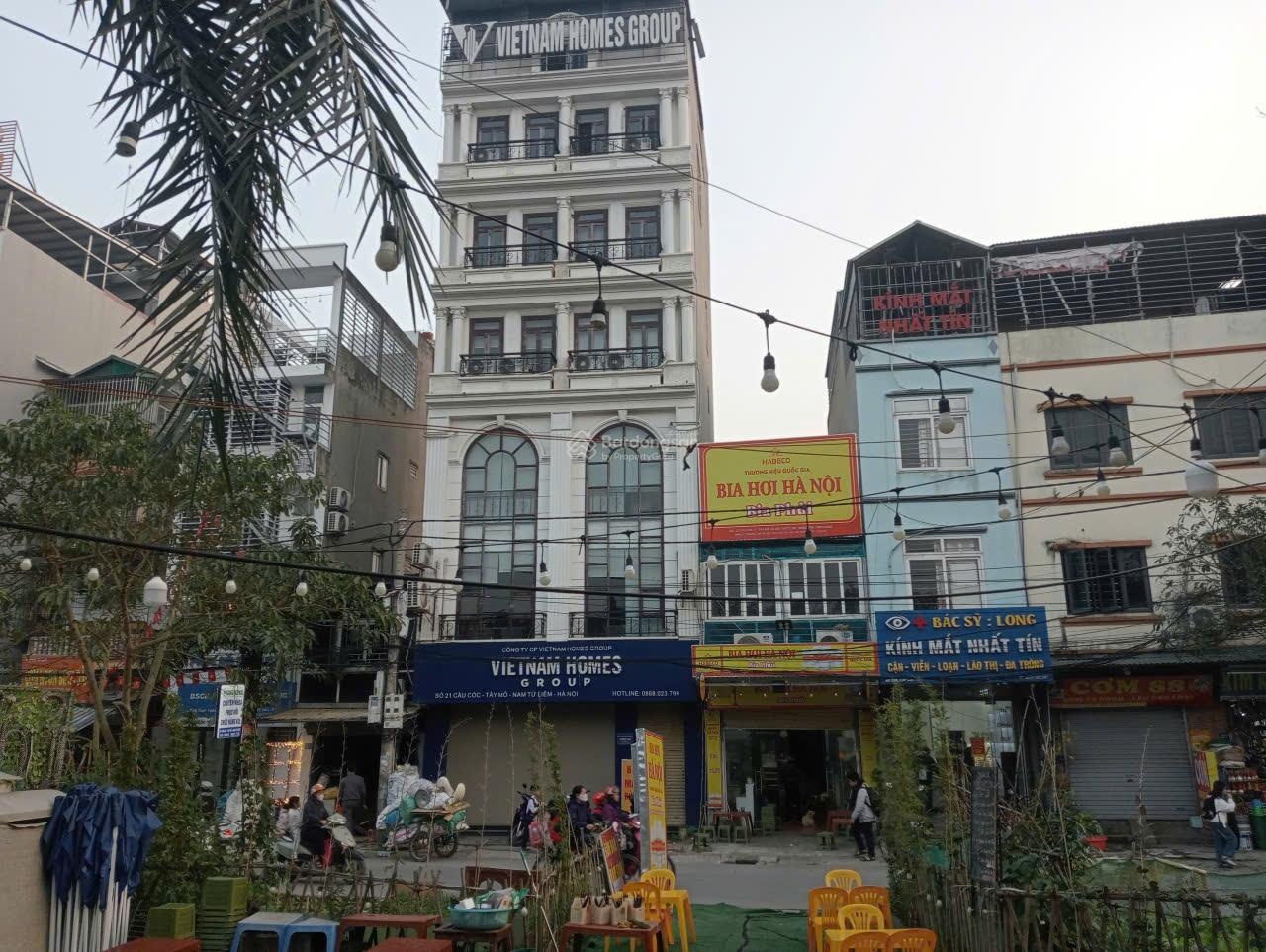 Cho thuê nhà 7 tầng đối diện Cầu Cốc cạnh dự án Vinhomes Smart City