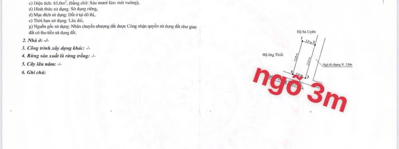 Lô góc đẹp tại tổ 12 Hòa Nghĩa, Dương Kinh tài chính chỉ 1 tỷ vị trí đẹp: ngõ rộng 3m ô tô