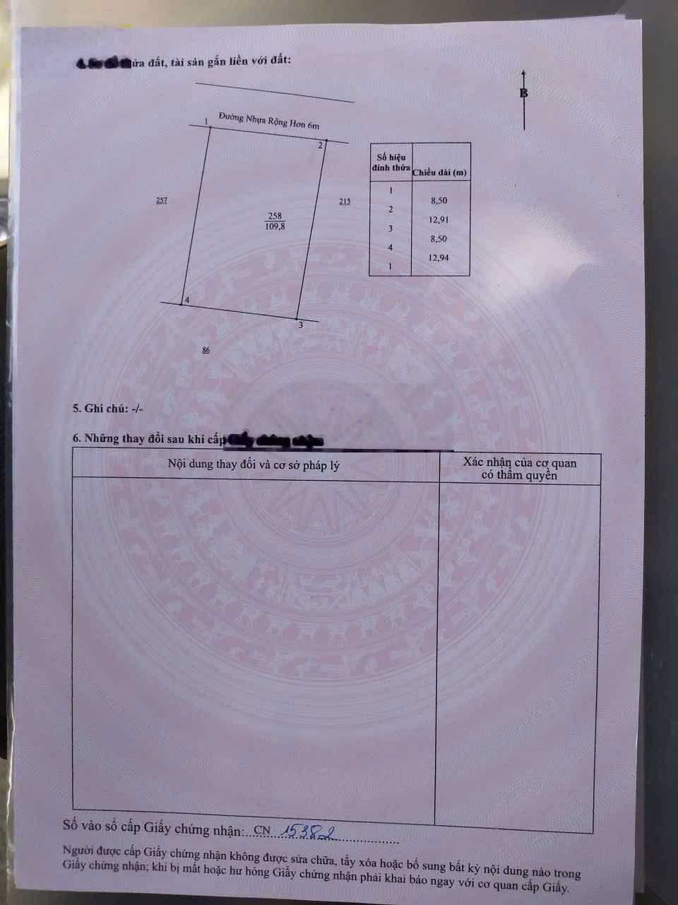 Đất khu an toàn Bàn Cờ Cam Hiệp Nam giá rẻ