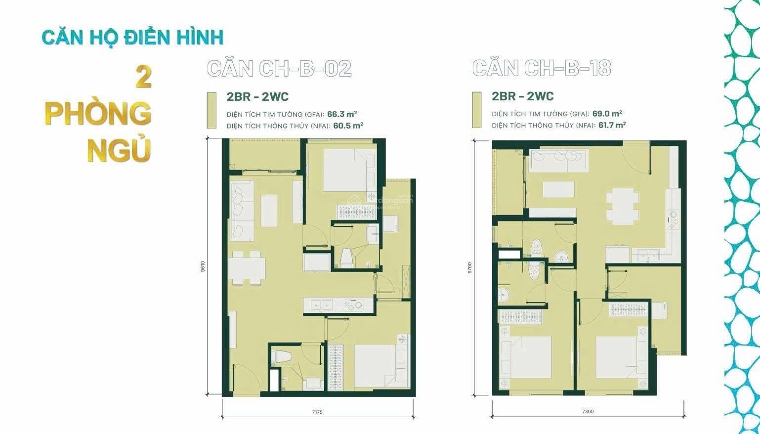 Suất ngoại giao 2PN hướng Đông Nam tầng đẹp giá 2,6 tỷ, mua trực tiếp CĐT - cam kết giá tốt nhất